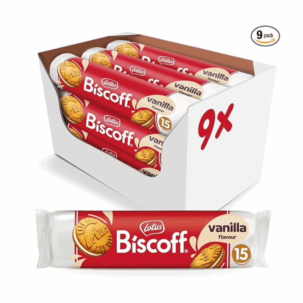 COOKIES BISCOFF SANDWHICH VANILLA 9 CT