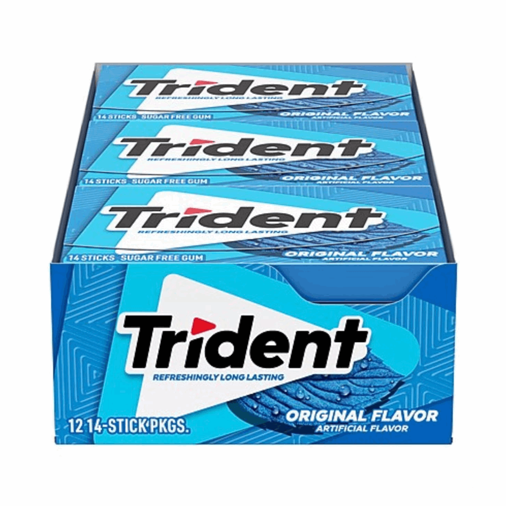 GUM TRIDENT GUM ORIGINAL FLAVOR 12 CT