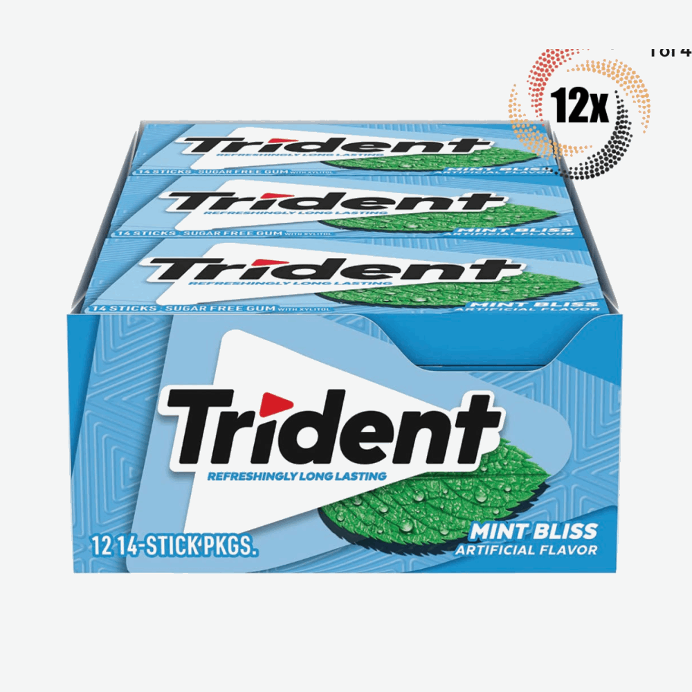 GUM TRIDENT GUM MINT BLISS 12 CT