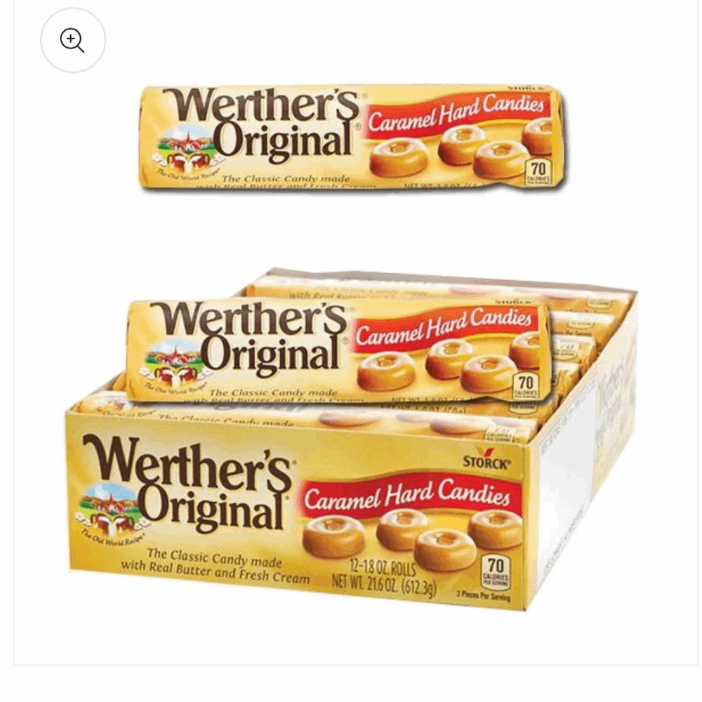 HARD CANDY WERTHER'S ORIGINAL 12 CT