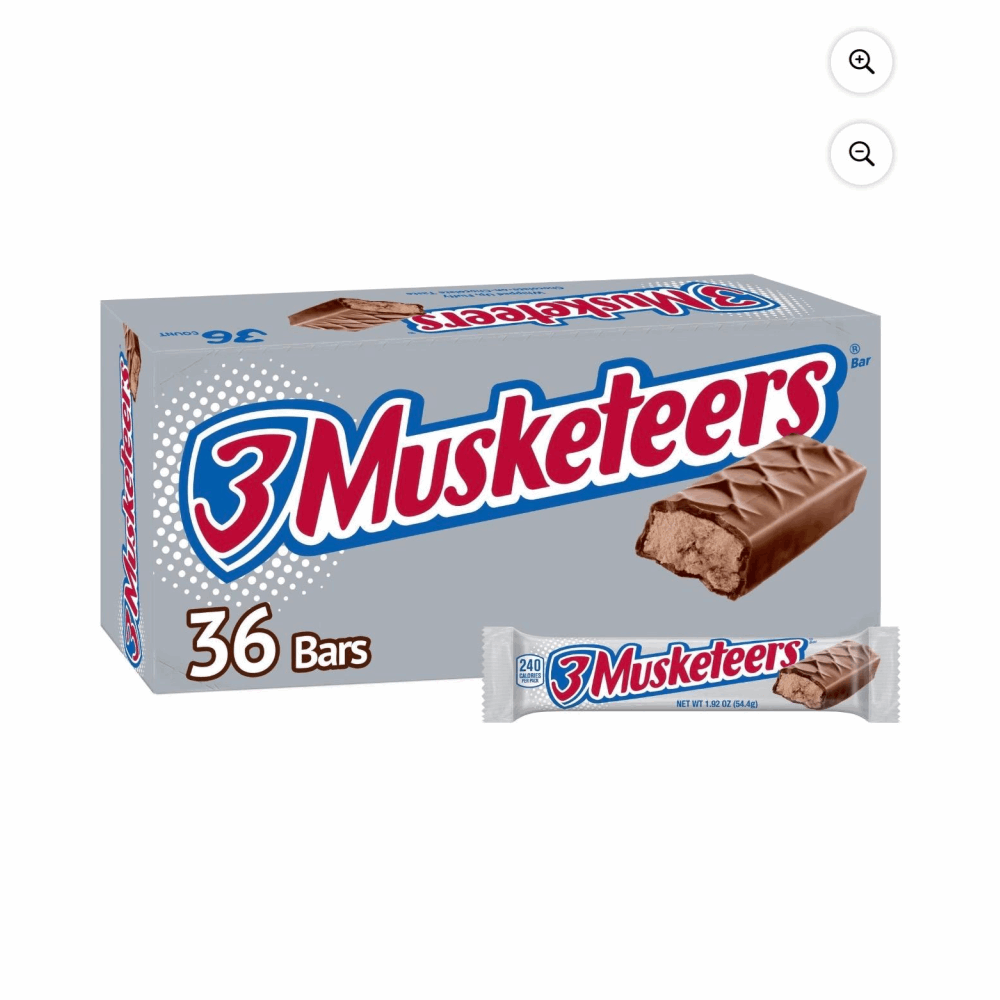 CHOCOLATE 3 MUSKETEERS 36 CT