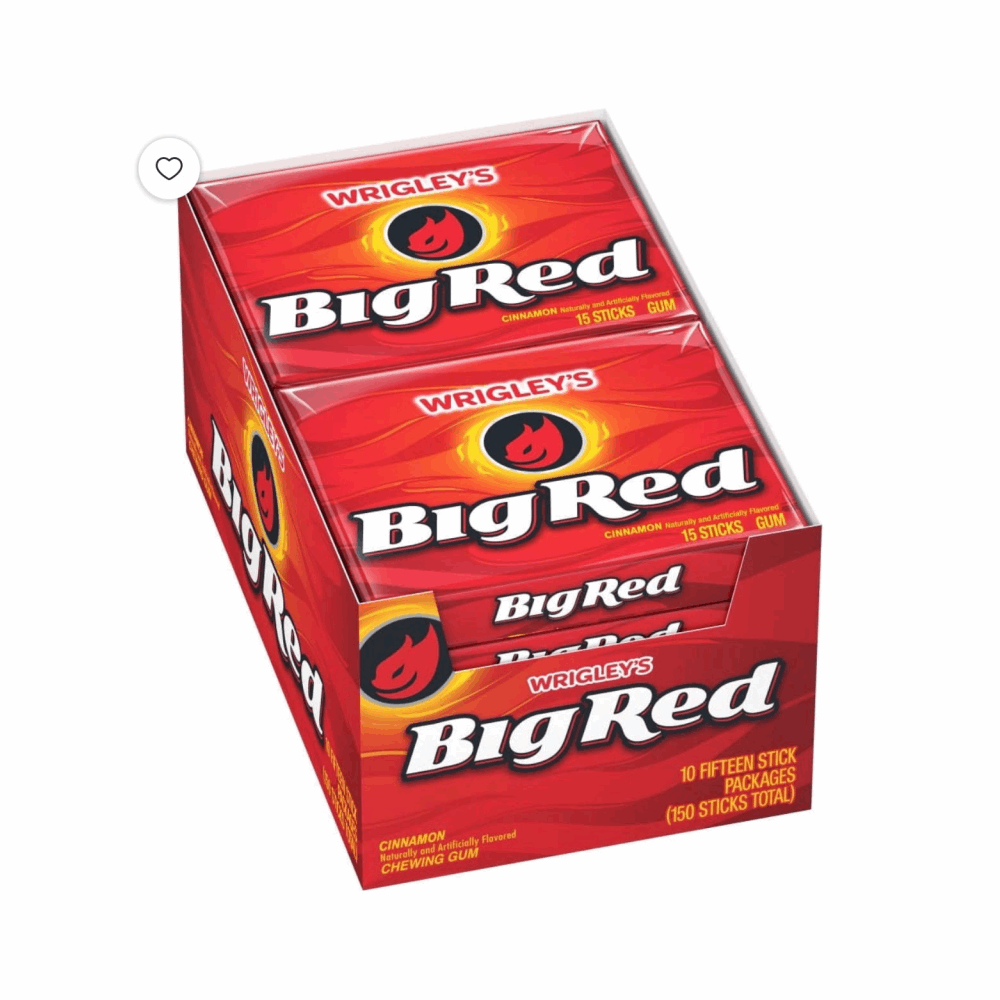 GUM BIG RED SLIM PACK 10 CT