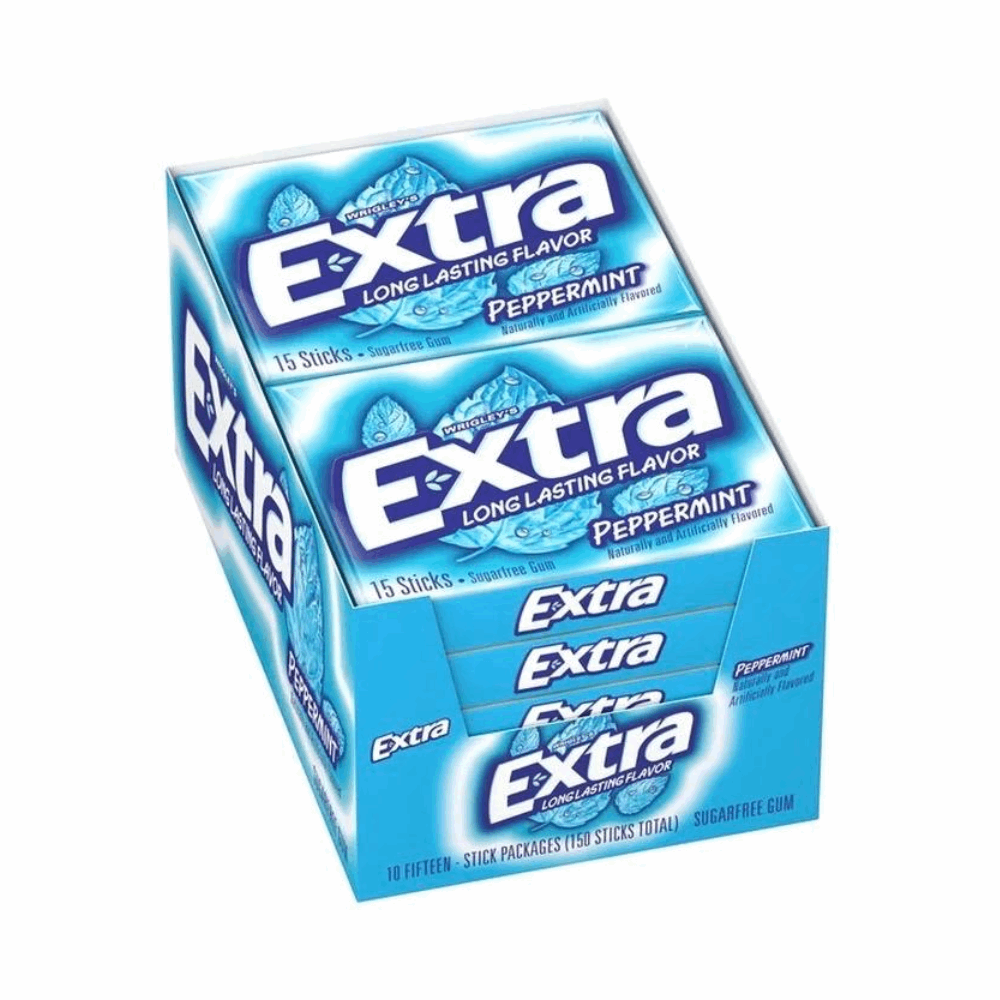 GUM EXTRA GUM PEPPERMINT 10 CT