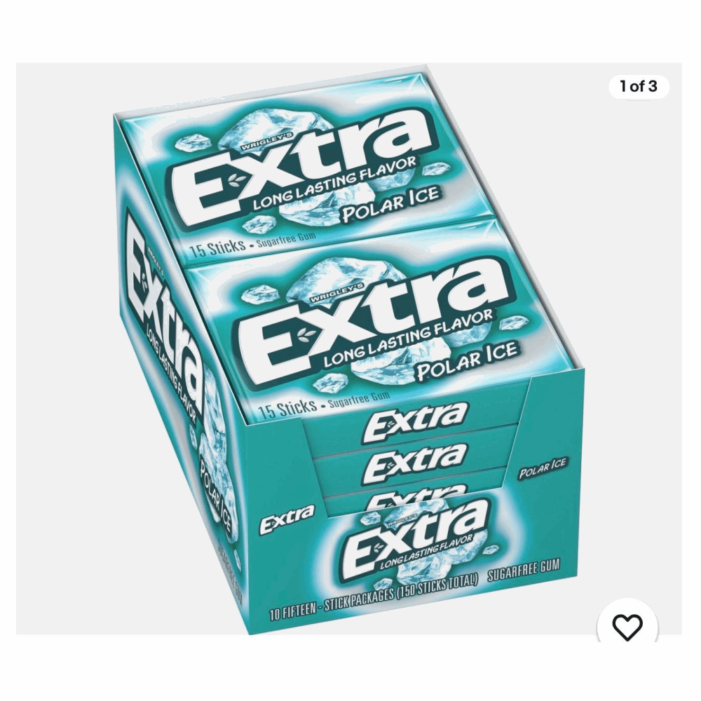 GUM EXTRA GUM POLAR ICE 10 CT