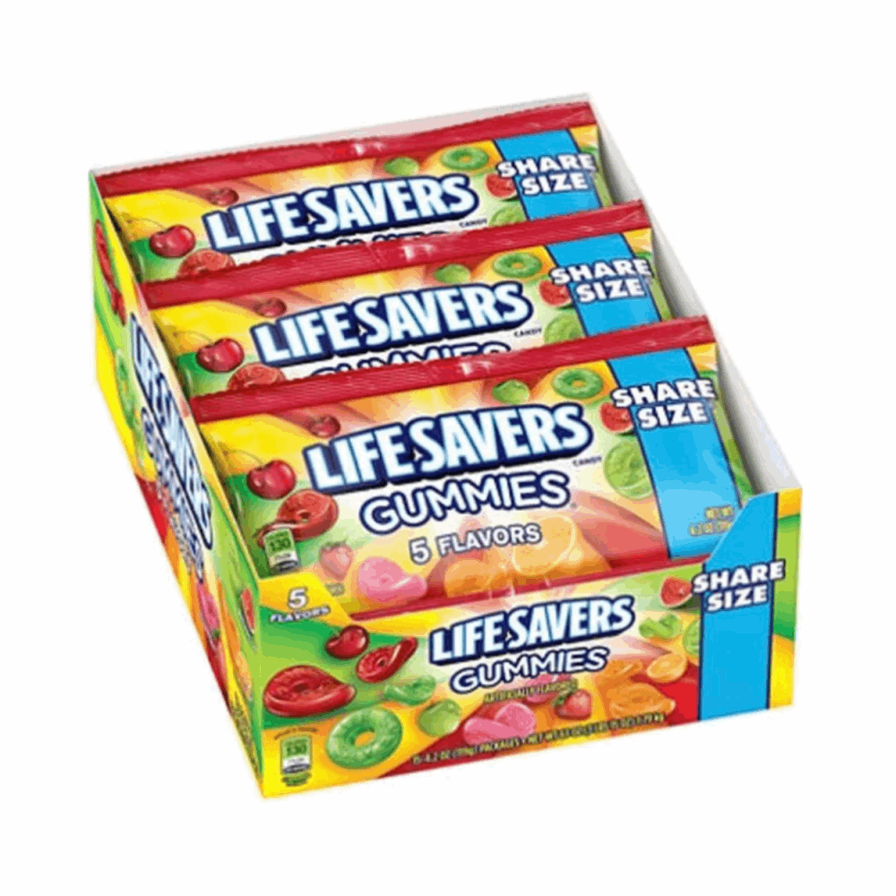 GUMMY LIFE SAVER GUMMY FIVE FLAVORS 15 CT