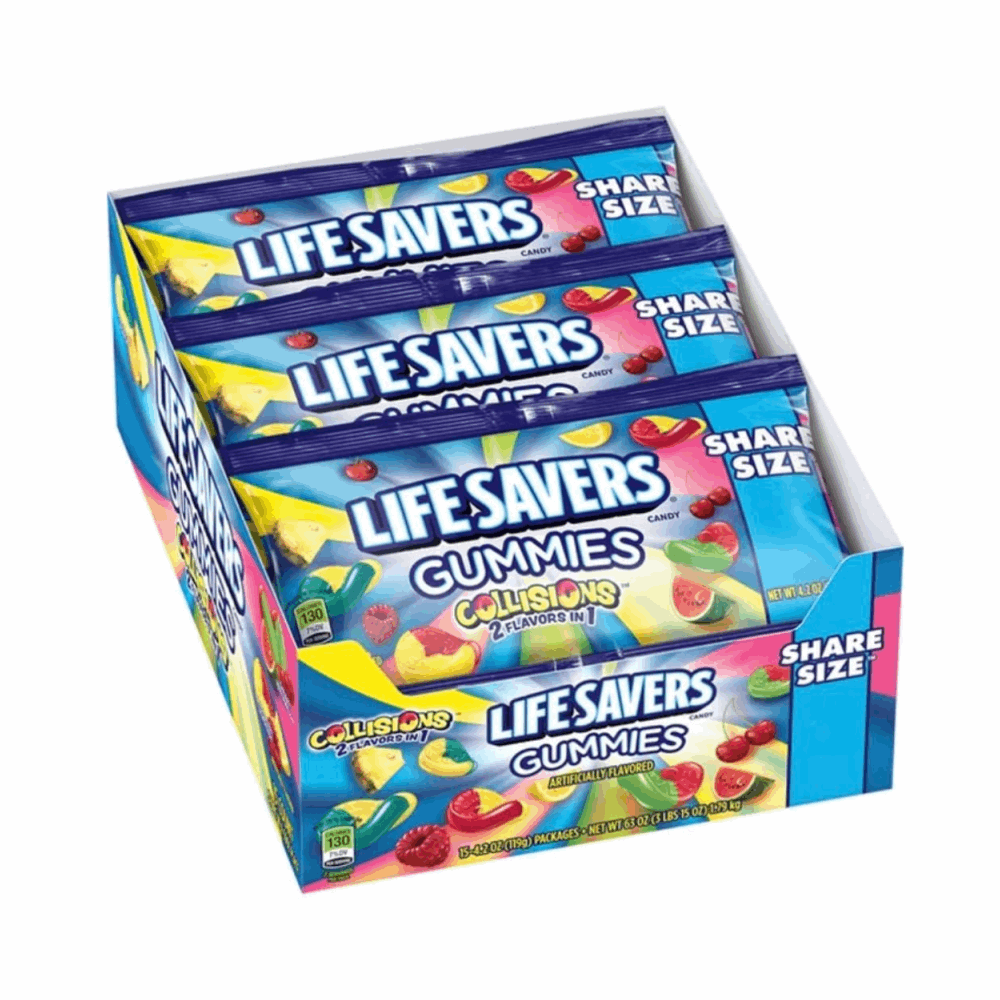 GUMMY LIFE SAVER GUMMIE COLLISION 15 CT