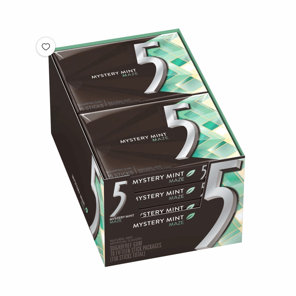 GUM 5 GUM SWEET MINT 10 CT