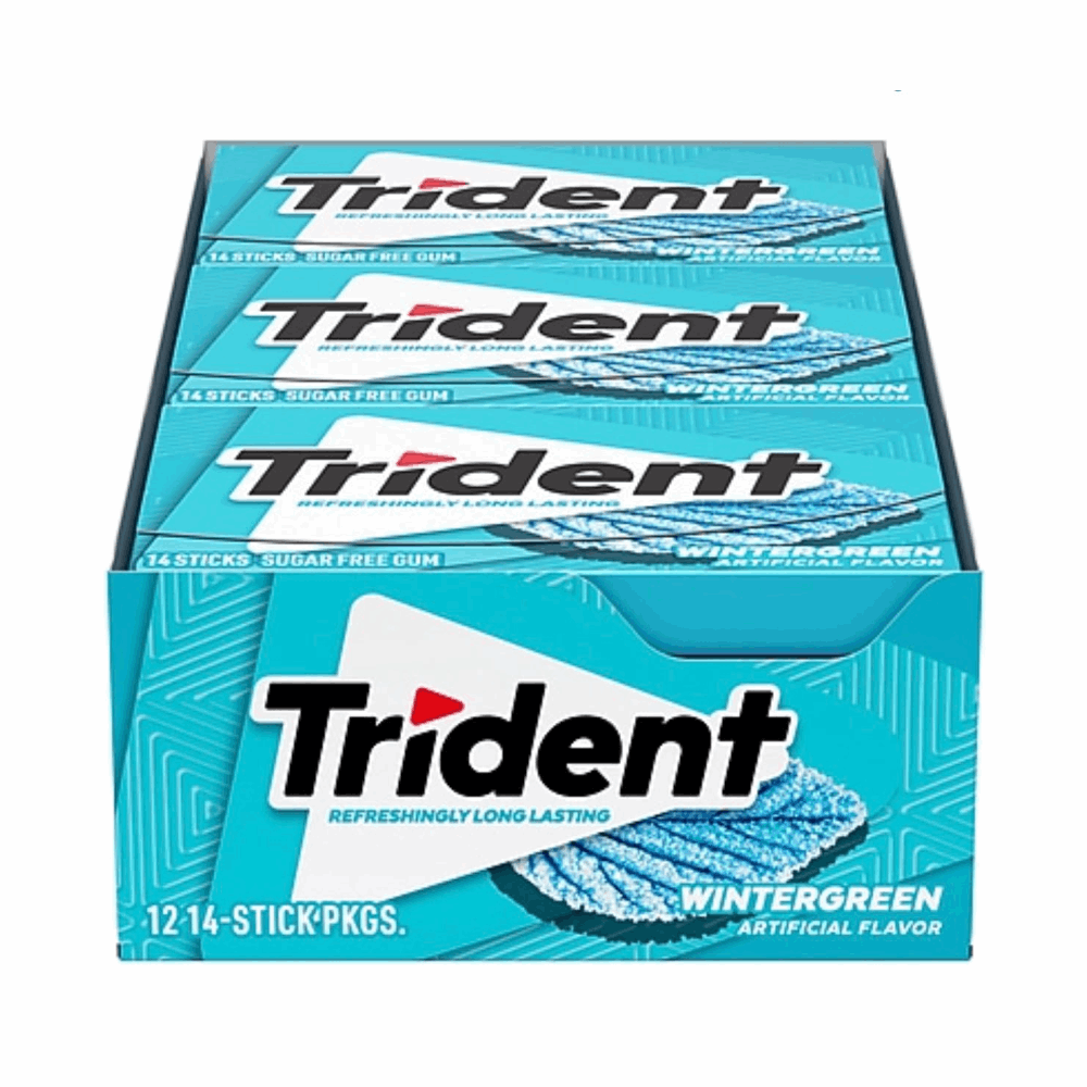GUM TRIDENT GUM WITERGREEN 12 CT