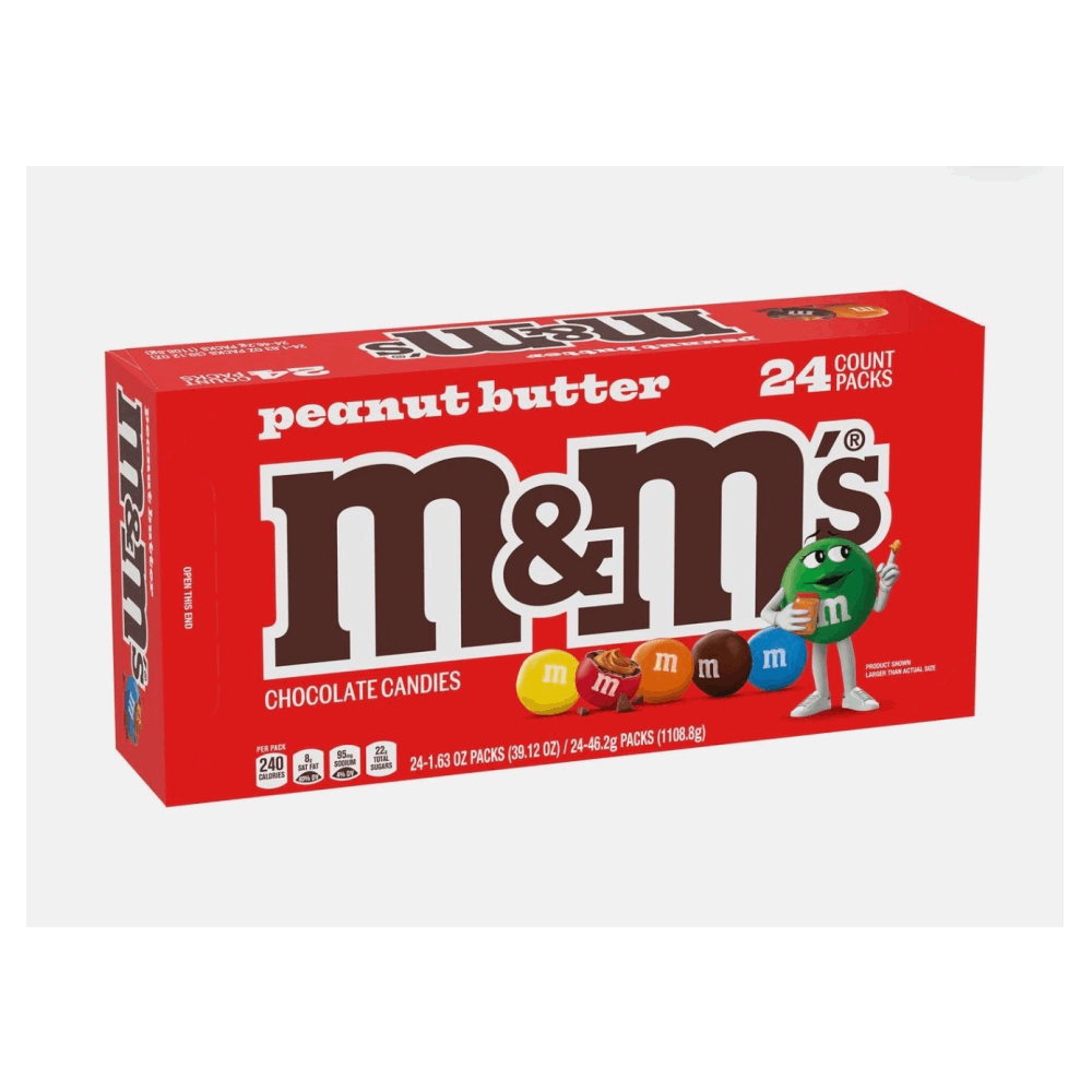 CHOCOLATE M&amp;M PEANUT BUTTER 24 CT