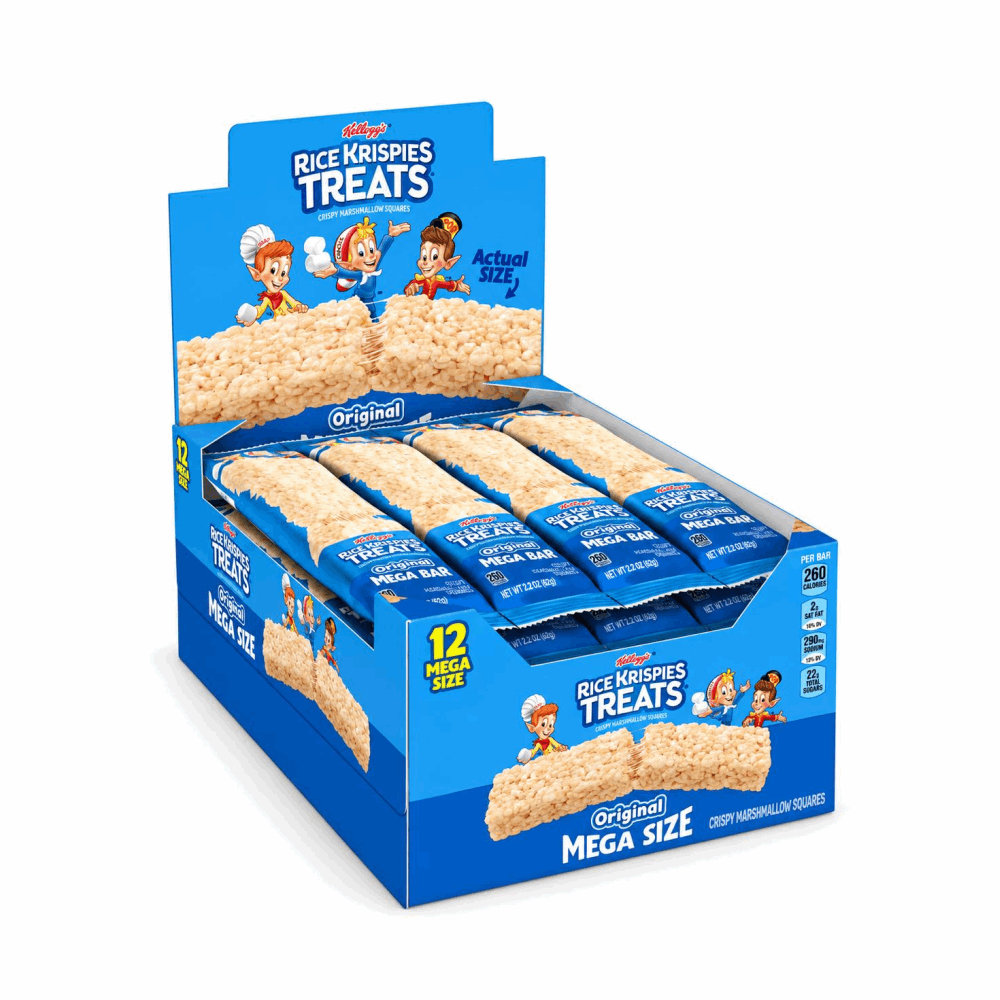 BARS RICE KRISPIES BIG SIZE 12 CT