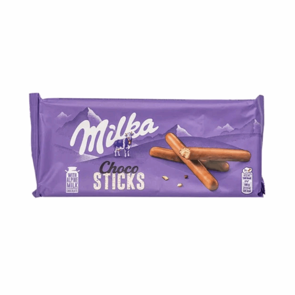 COOKIES MILKA CHOCO STICKS 20 CT