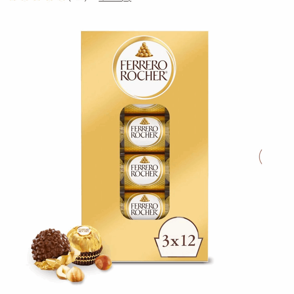 CHOCOLATE FERRERO ROCHER 12 CT