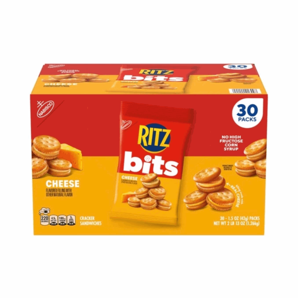 COOKIES RITZ BITS CHEESE 30 CT