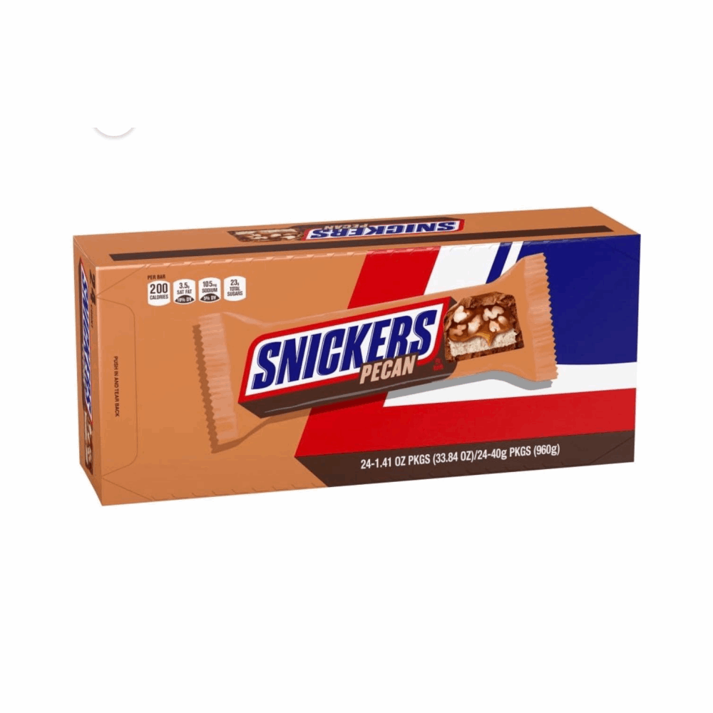 CHOCOLATE SNICKERS PECAN 24 CT
