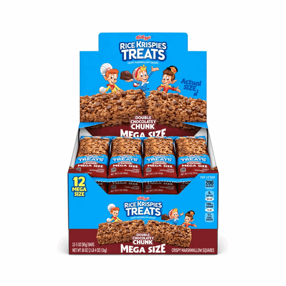 BARS RICE KRISPIES CHOCOLATE BIG SIZE 12 CT