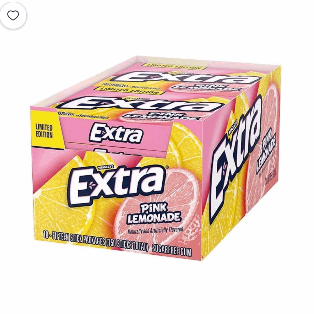 GUM EXTRA GUM PINK LEMONADE 10 CT