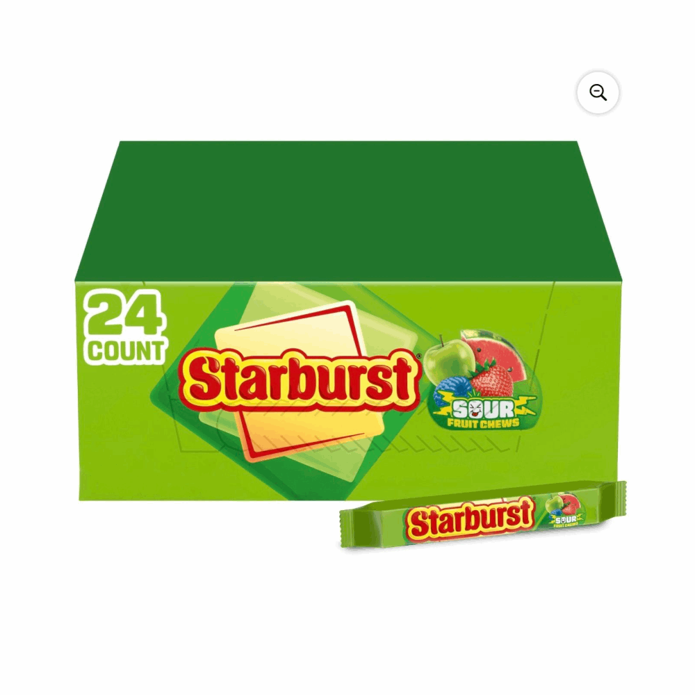 GUMMY STARBURST SOUR 24 CT
