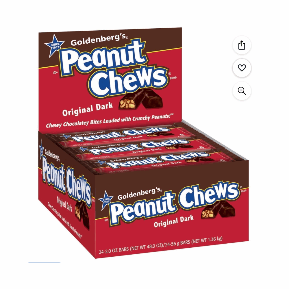 CHOCOLATE PEANUT CHEWS DARK 24 CT
