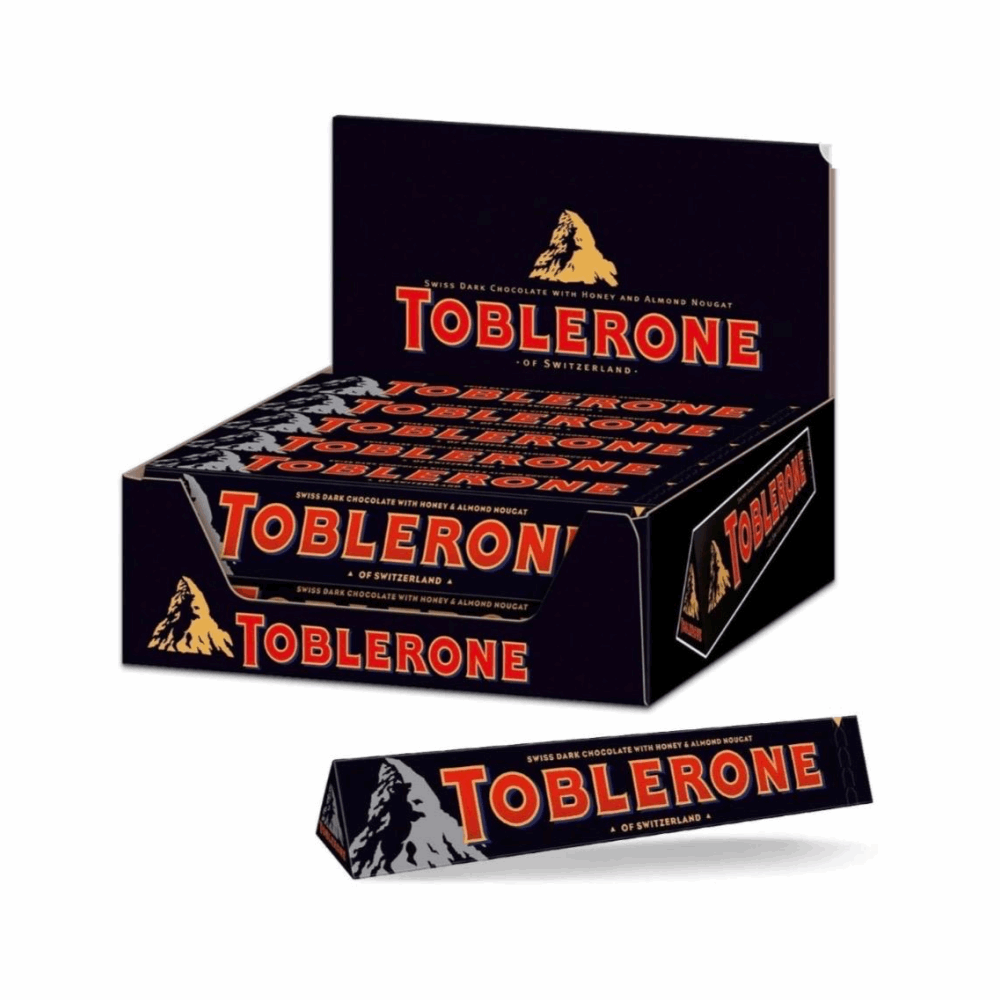 CHOCOLATE TOBLERONE DARK 20 CT
