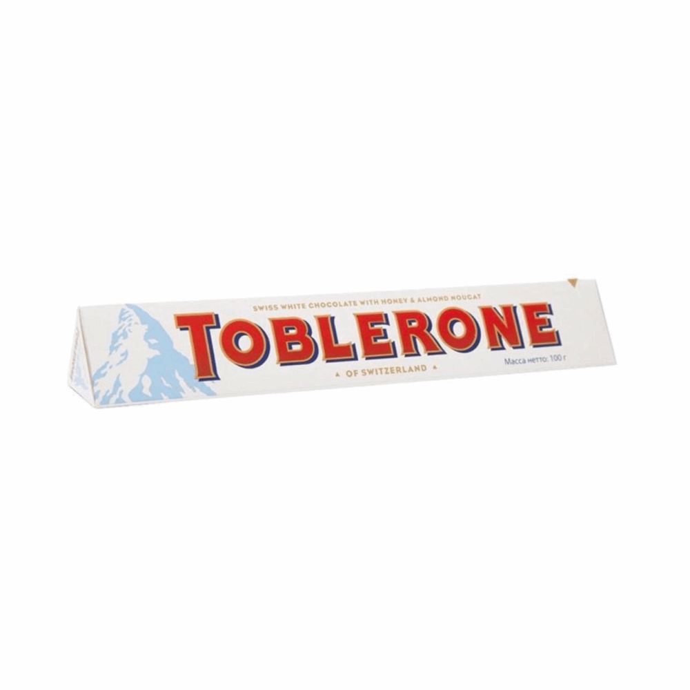 CHOCOLATE TOBLERONE WHITE 20 CT