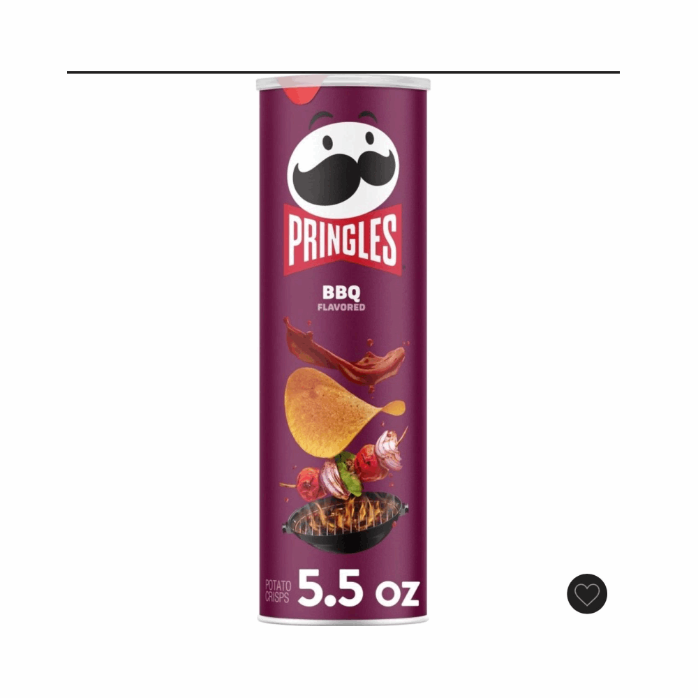 SNACKS PRINGLES LARGE BBQ 14 CT