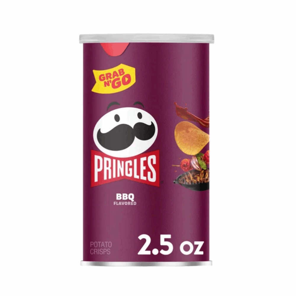 SNACKS PRINGLES MEDIUM BBQ 12 CT