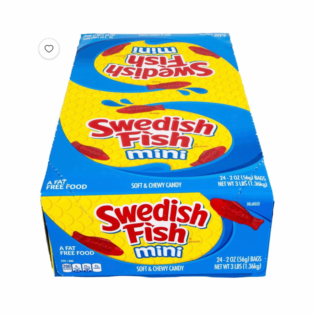 GUMMY SWEDISH FISH 24 CT