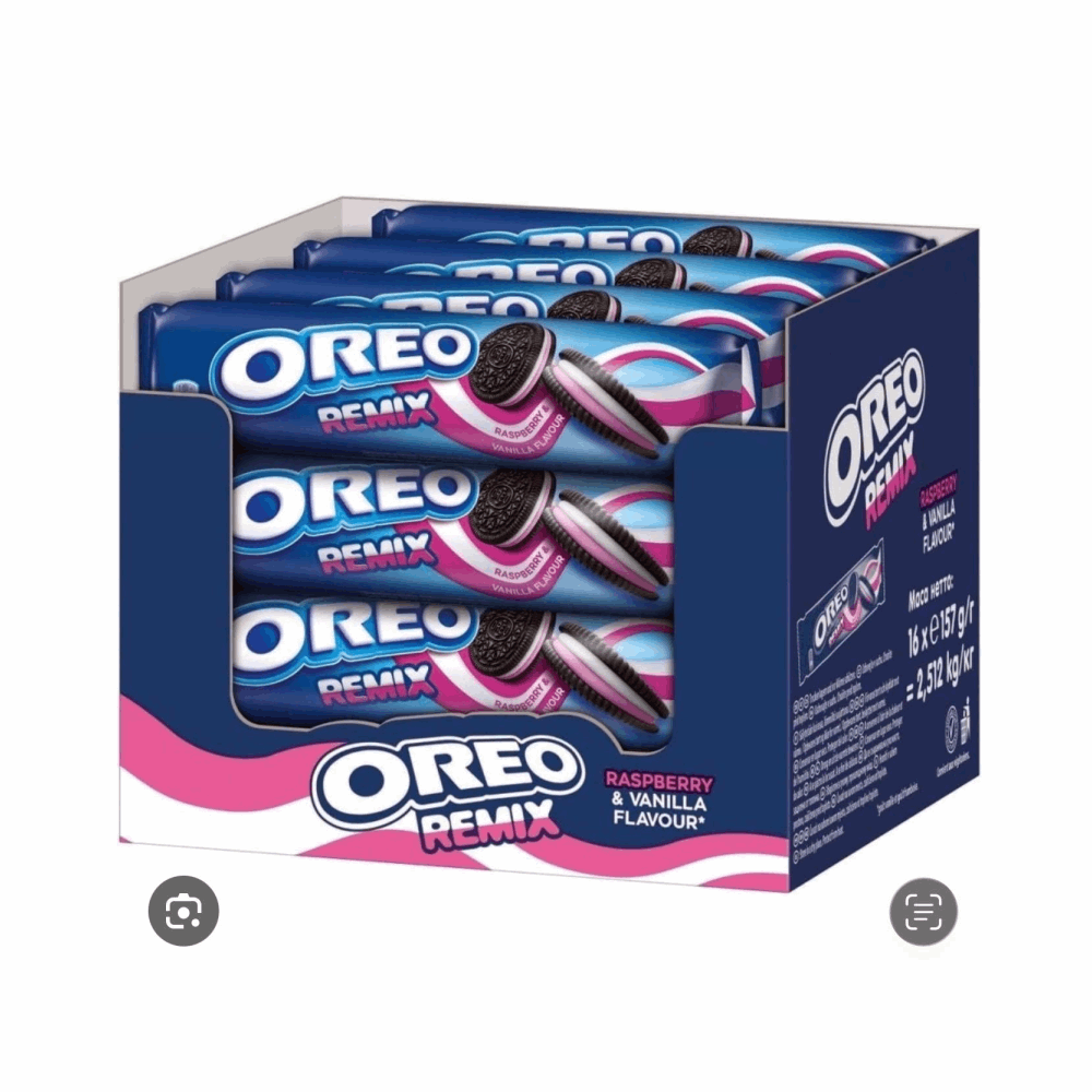 COOKIES OREO RASPBERRY 154G 16 CT