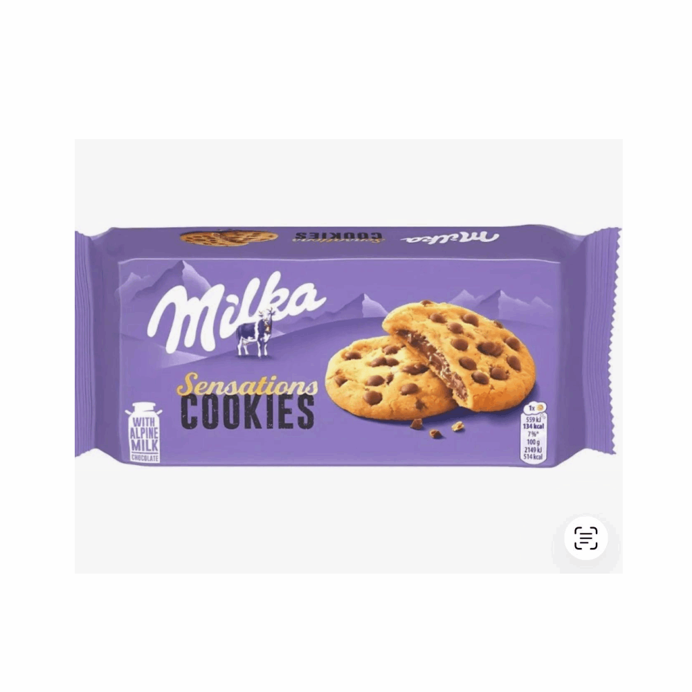 COOKIES MILKA SENSATIONS COOKIES 12 CT