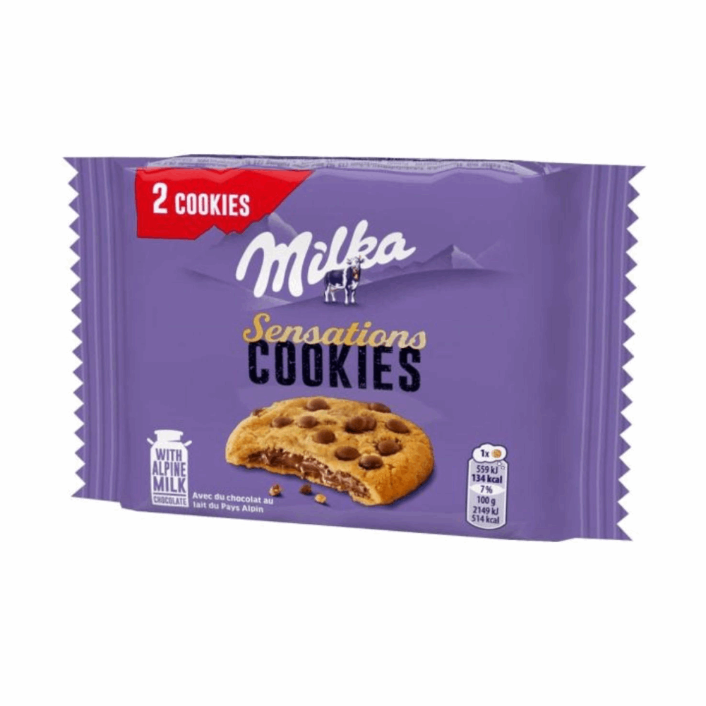 COOKIES MILKA SENSATIONS COOKIES 24 CT