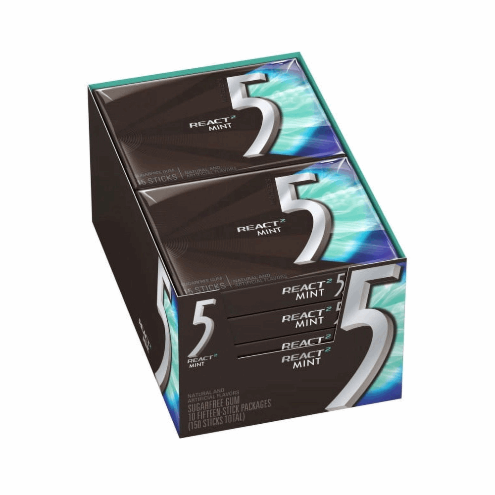 GUM 5 GUM REACT 2 MINT 10 CT