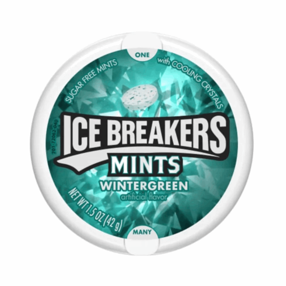 HARD CANDY ICE BREAKERS WINTERGREEN 8 CT