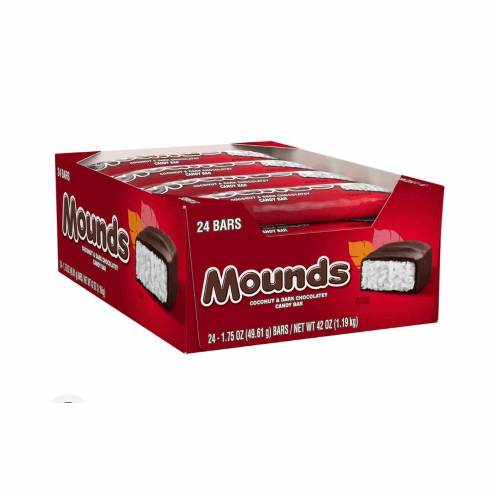 CHOCOLATE MOUNDS BAR 24 CT