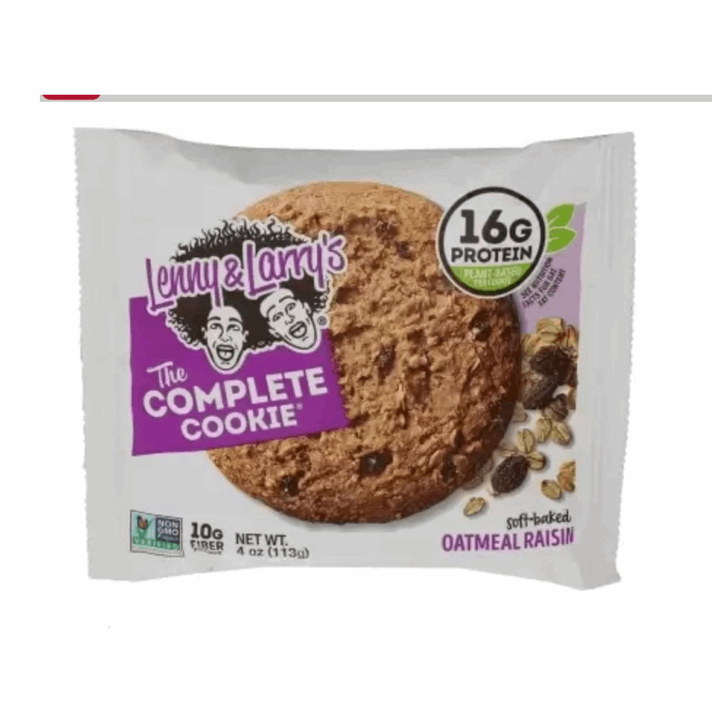 COOKIES LENNY &amp; LARRY'S PROTEIN COOKIE OATMEAL RAISAIN  12 CT