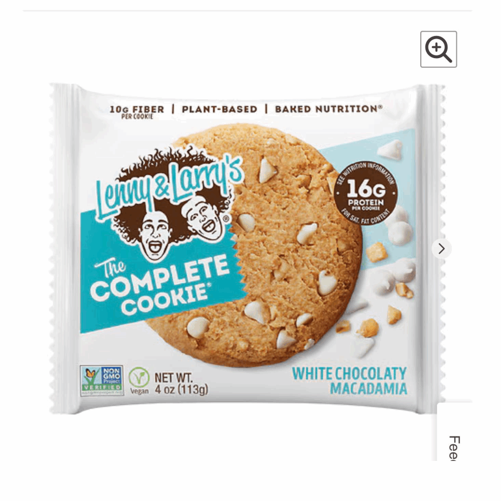 COOKIES LENNY &amp; LARRY'S PROTEIN COOKIE WHITE CHOCOLATE 12 CT