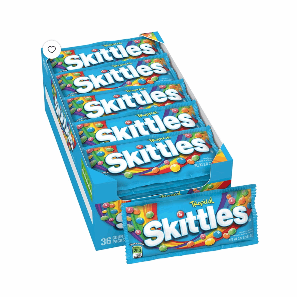 GUMMY SKITTLES TROPICAL 36 CT