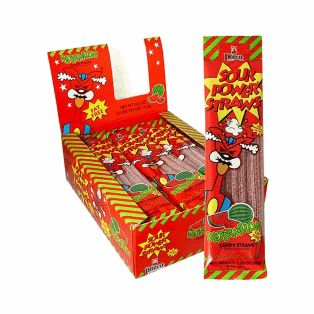 GUMMY SOUR POWER WATERMELON 24 CT