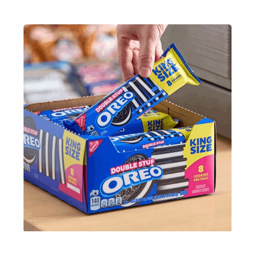 COOKIES OREO DOUBLE STUF KING SIZE 12 CT