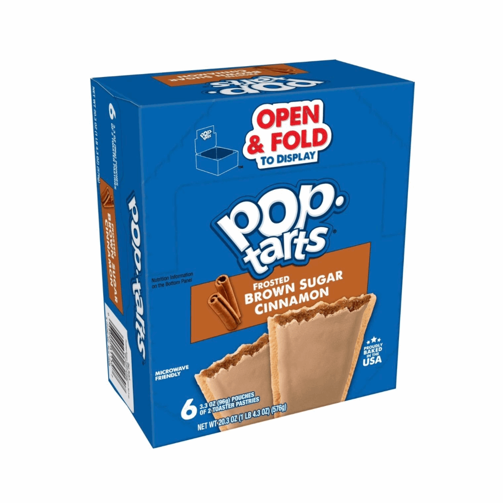 COOKIES POP TARTS BROWN SUGAR 6 CT