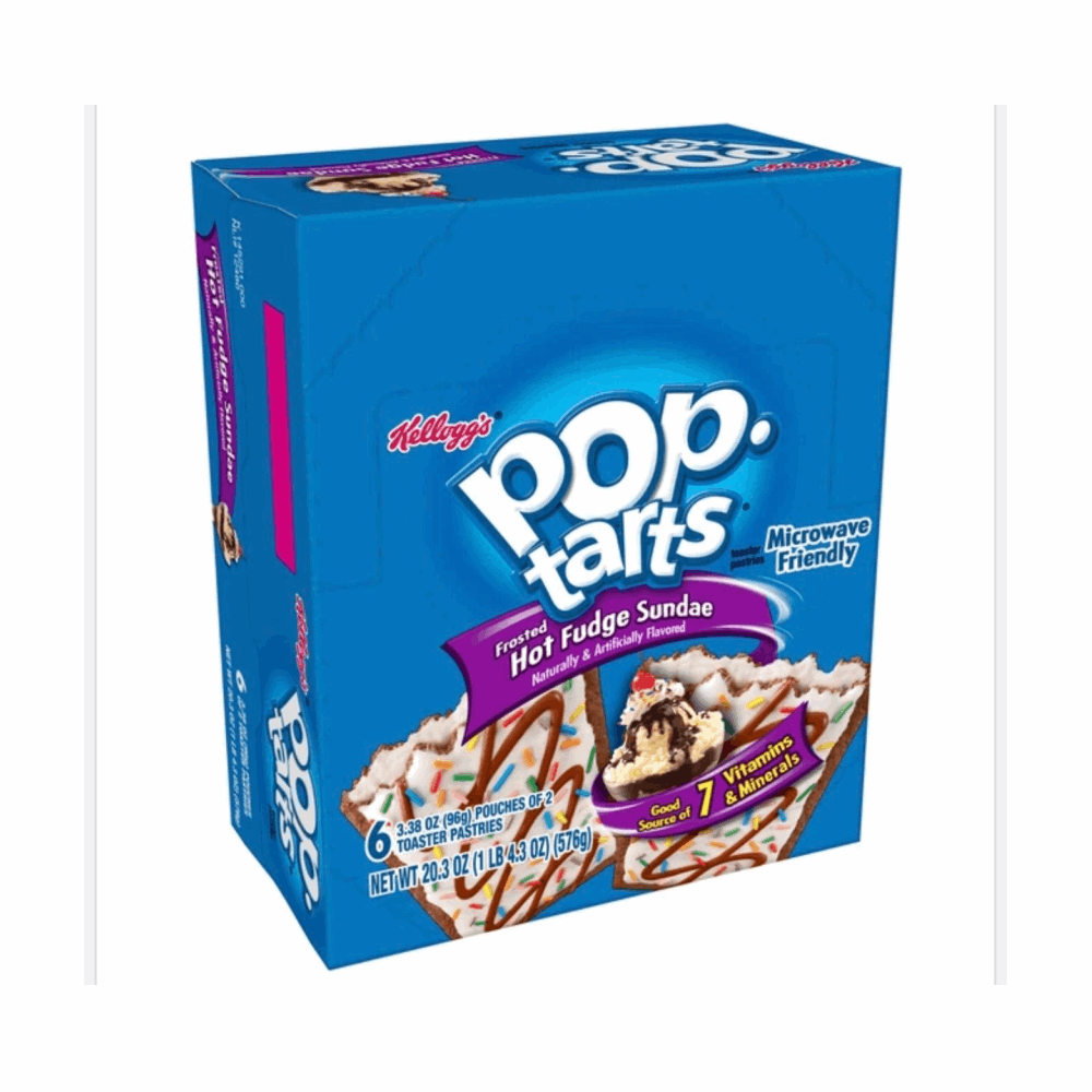 COOKIES POP TARTS HOT FUDGE 6 CT