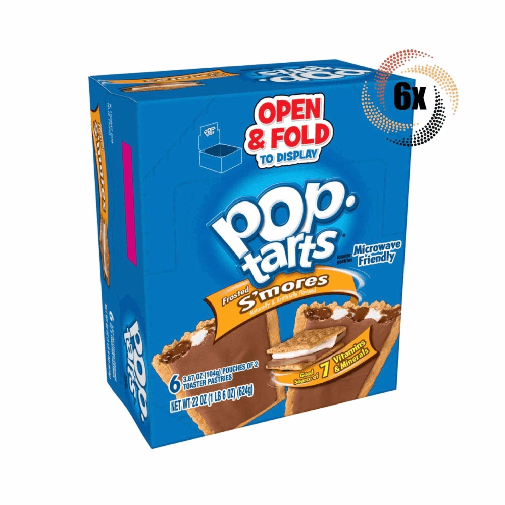COOKIES POP TARTS  S'MORES 6 CT