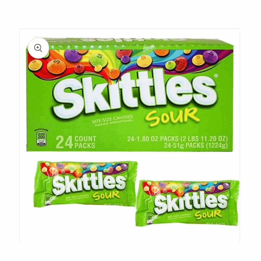 GUMMY SKITTLES SOUR 24 CT