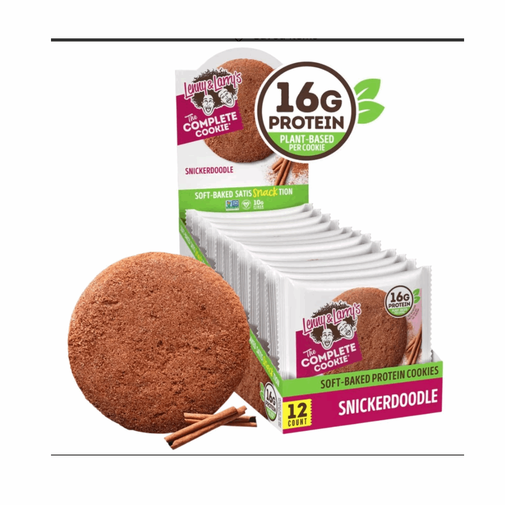 COOKIES LENNY &amp; LARRY'S PROTEIN COOKIE SNICKERDOODLE 12 CT