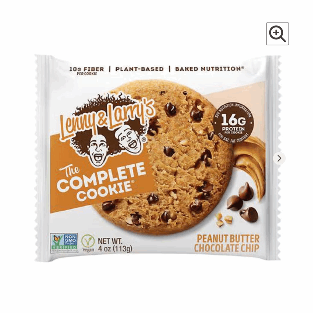 COOKIES LENNY &amp; LARRY'S PROTEIN COOKIE PEANUT BUTTER CHOCOLATE 12 CT