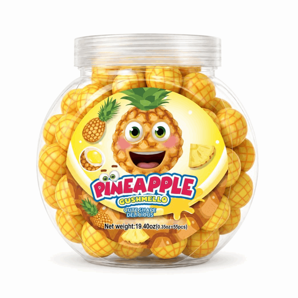 GUMMY GUMMY CANDY PINEAPPLE 55 CT