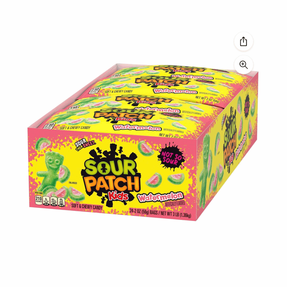GUMMY SOUR PATCH WATERMELON 24 CT