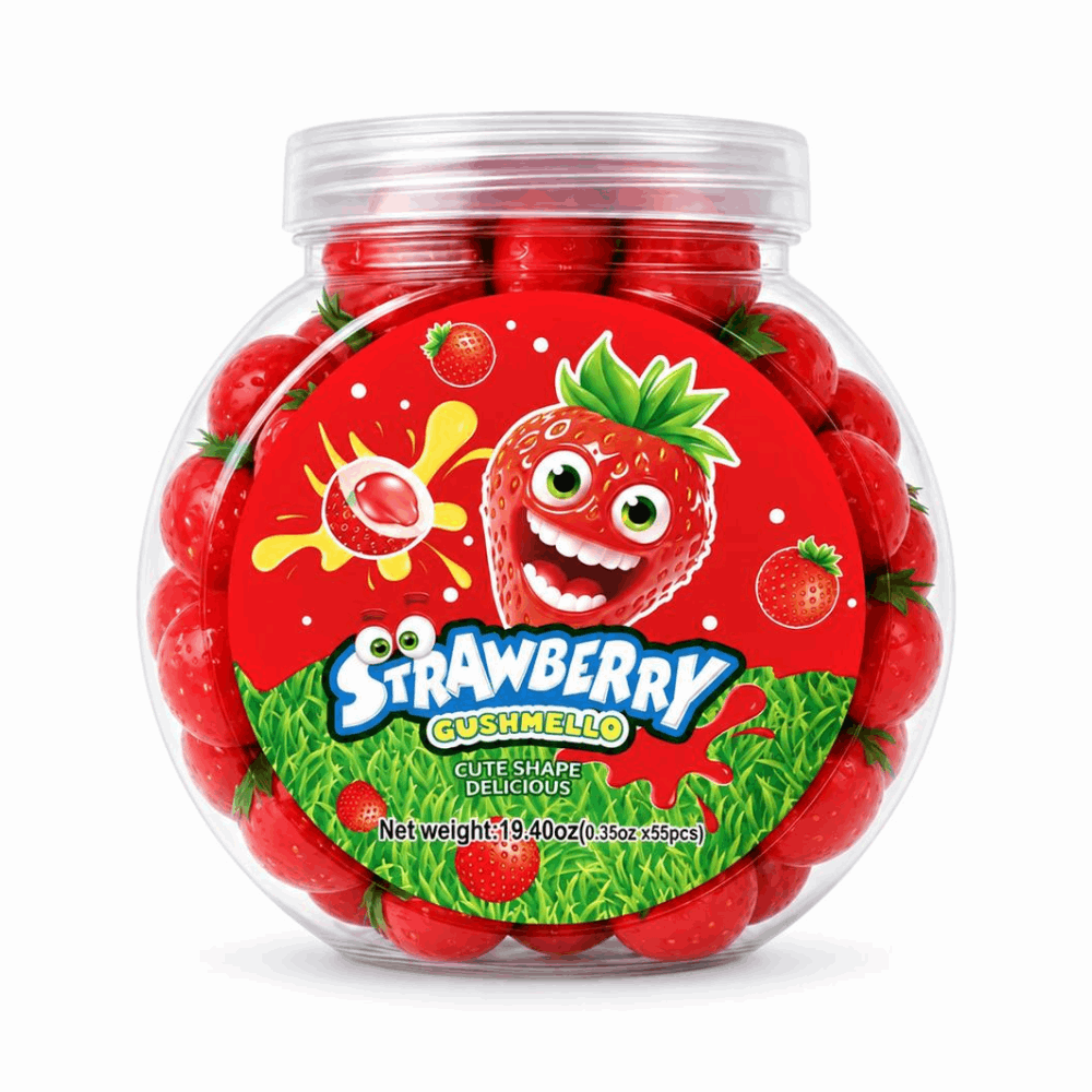 GUMMY GUMMY CANDY STRAWBERRY 55 CT