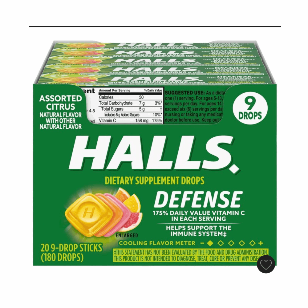 HARD CANDY HALLS DEFENSE 20 CT