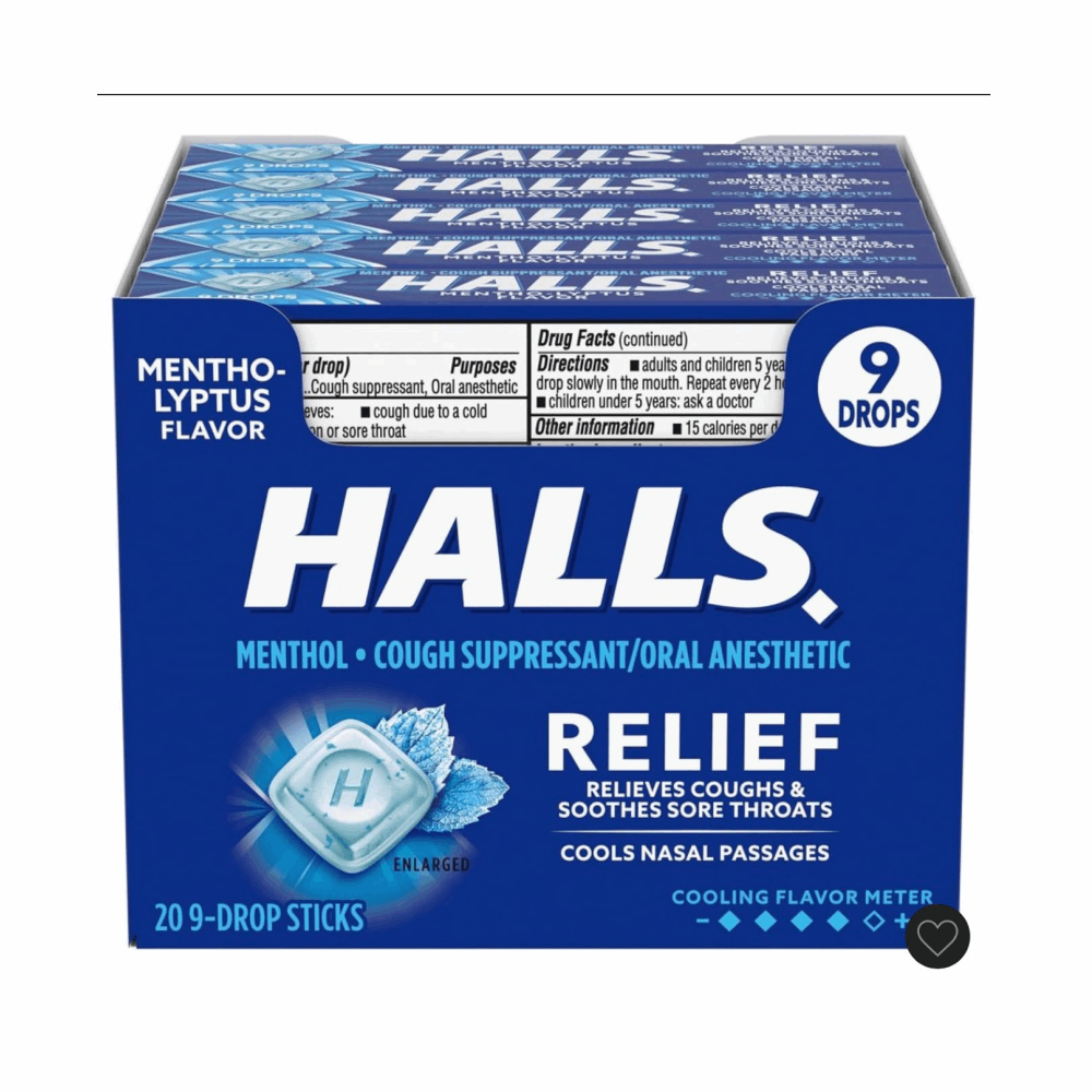 HARD CANDY HALLS BLUE 20 CT