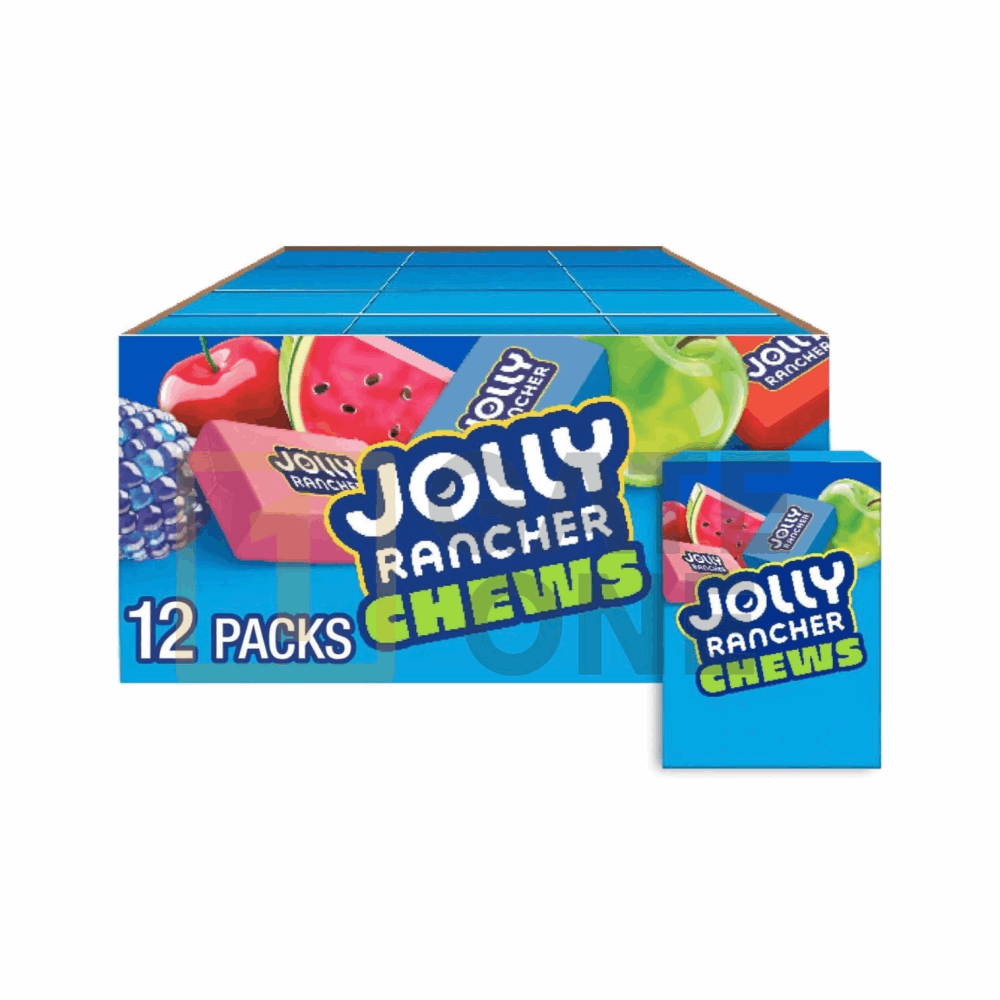 GUMMY JOLLY RANCHER CHEWS 12 CT